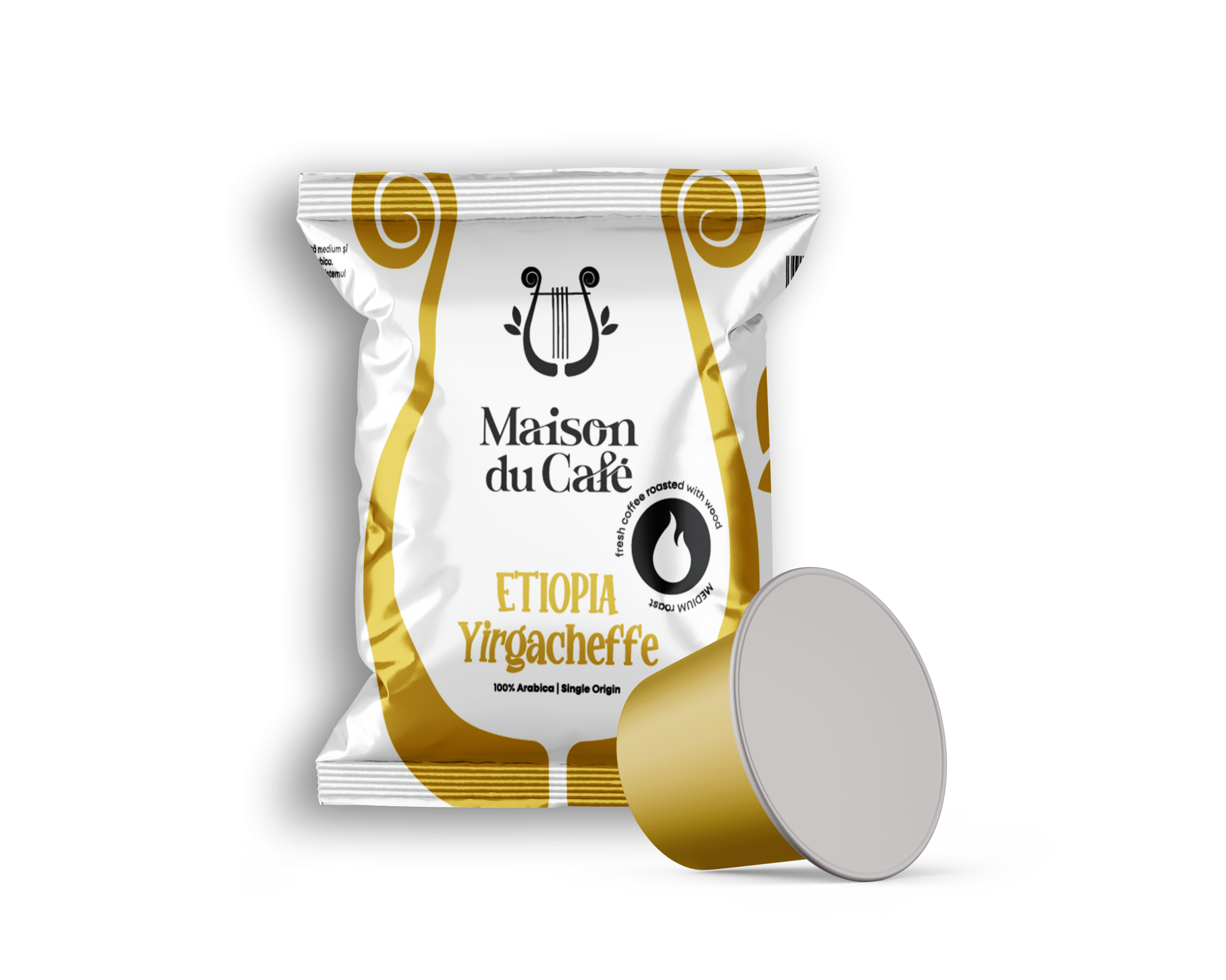 Capsule de Cafea Mix 4 Origini Compatibile cu sistemul Nespresso®* capsule cafea Etiopia Yirgacheffe
